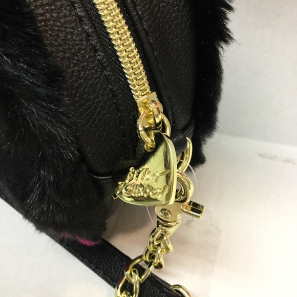 Betsey Johnson Trolls Fur Crossbody Canteen purse - Picture 2 of 4